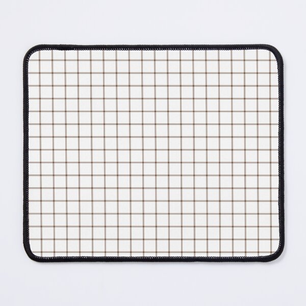 Item preview, White And Mocha Mini Gingham Pattern designed and sold by pattern-archive.