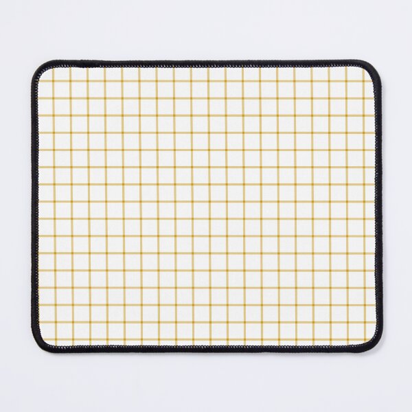Item preview, White And Mustard Mini Gingham Pattern designed and sold by pattern-archive.