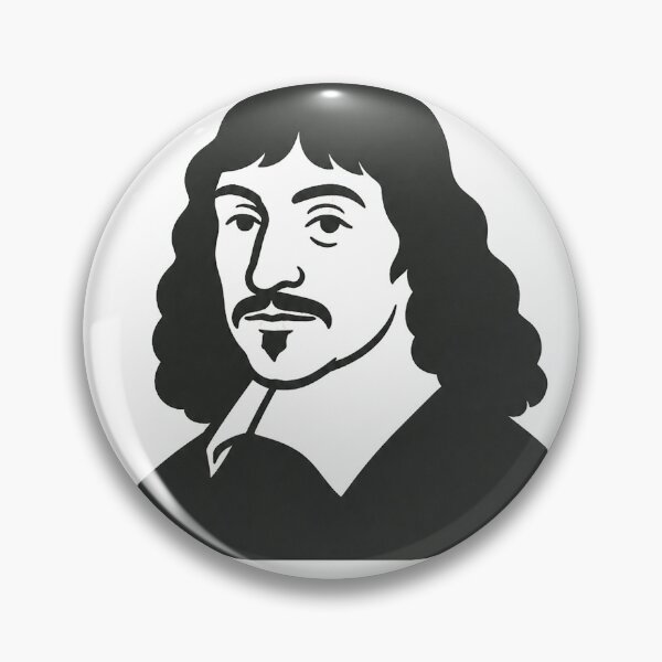Item preview, René Descartes — I Think, Therefore I Overthink | Obscure Philosopher Fan Club designed and sold by Grand Illusions.