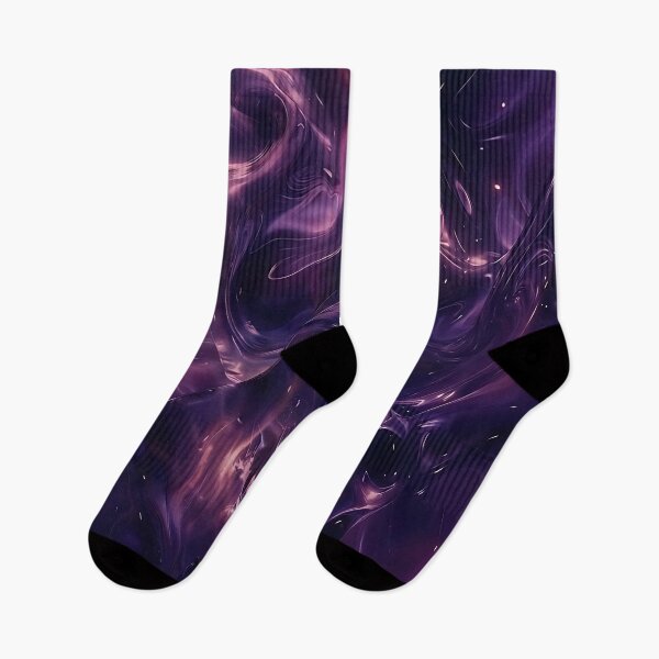 Item preview, Dark Purple Liquid Satin Waves designed and sold by dahliyagh.