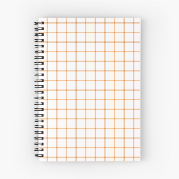 Item preview, White And Orange Mini Gingham Pattern designed and sold by pattern-archive.