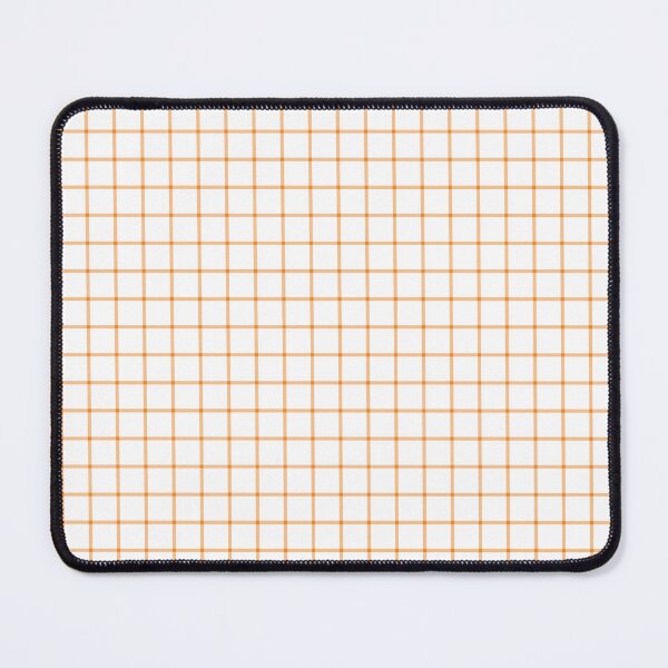 Item preview, White And Orange Mini Gingham Pattern designed and sold by pattern-archive.