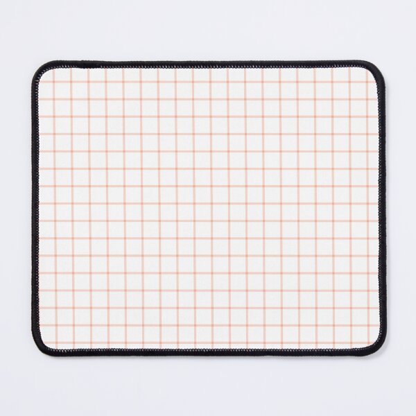 Item preview, White And Peach Mini Gingham Pattern designed and sold by pattern-archive.
