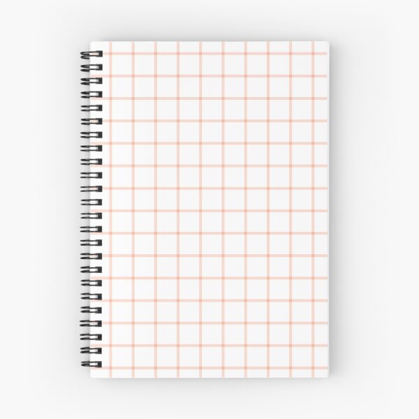 Item preview, White And Peach Mini Gingham Pattern designed and sold by pattern-archive.