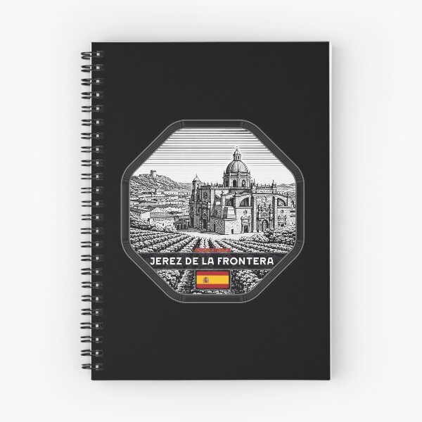 Item preview, Jerez de La Frontera Spain Linocut Style  designed and sold by Thistle-TShop.