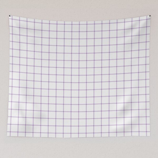 Item preview, White And Purple Mini Gingham Pattern designed and sold by pattern-archive.