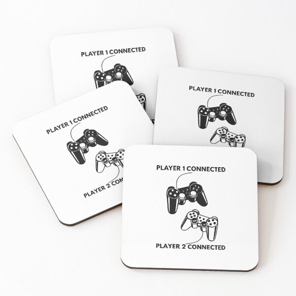 Item preview, Player 1 Connected Player 2 Connected Minimalist Gaming designed and sold by Core design hub .