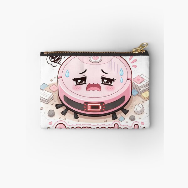 Item preview, Overworked Robot Vacuum Sticker designed and sold by OksArtStudio.