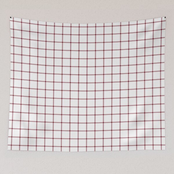 Item preview, White And Red Mini Gingham Pattern designed and sold by pattern-archive.