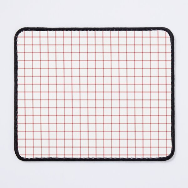 Item preview, White And Pastel Red Mini Gingham Pattern designed and sold by pattern-archive.
