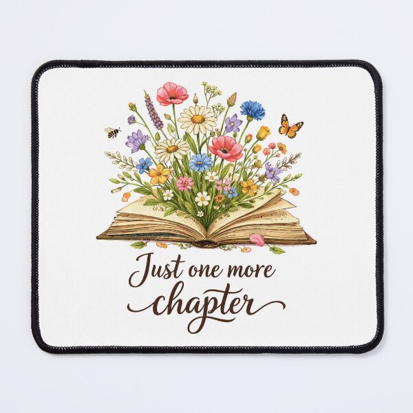 Item preview, Just One More Chapter - Wildflower Book Art designed and sold by Pineapple-Tree.