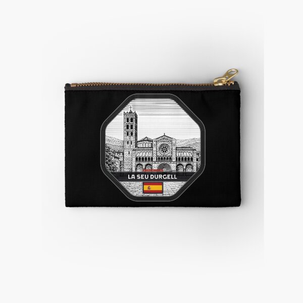 Item preview, La Seu Durgell Spain Linocut Style  designed and sold by Thistle-TShop.