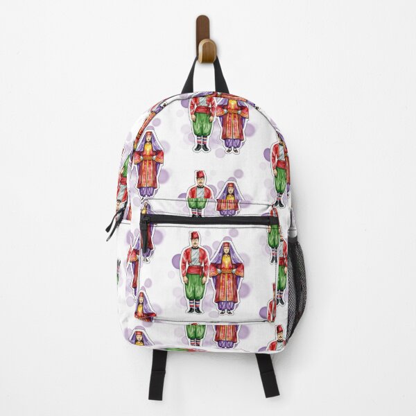Item preview, Albanian Couple in Traditional Folk Costumes Design designed and sold by iamKRUK.