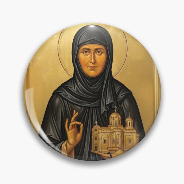 Item preview, Holy Mother Angelina of Serbia,Sveta Mati Angelina Srpska orthodox icon designed and sold by ikonesrb.