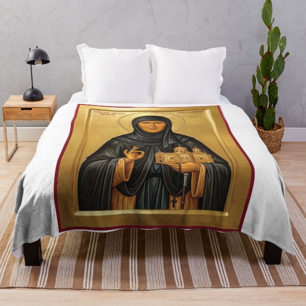 Item preview, Holy Mother Angelina of Serbia,Sveta Mati Angelina Srpska orthodox icon designed and sold by ikonesrb.