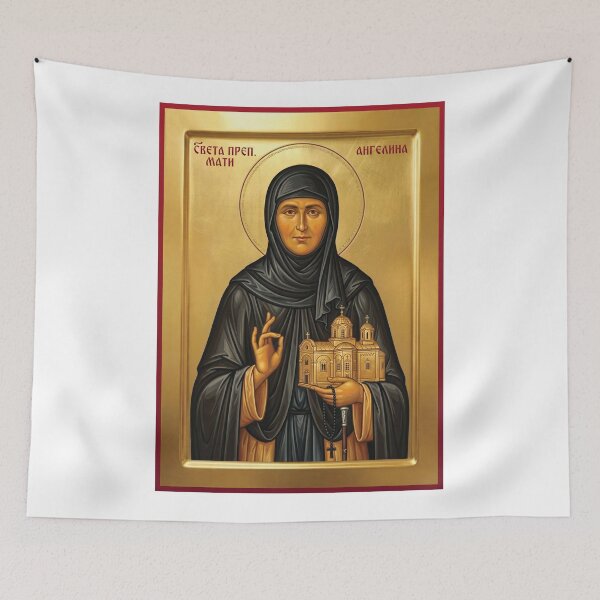 Item preview, Holy Mother Angelina of Serbia,Sveta Mati Angelina Srpska orthodox icon designed and sold by ikonesrb.