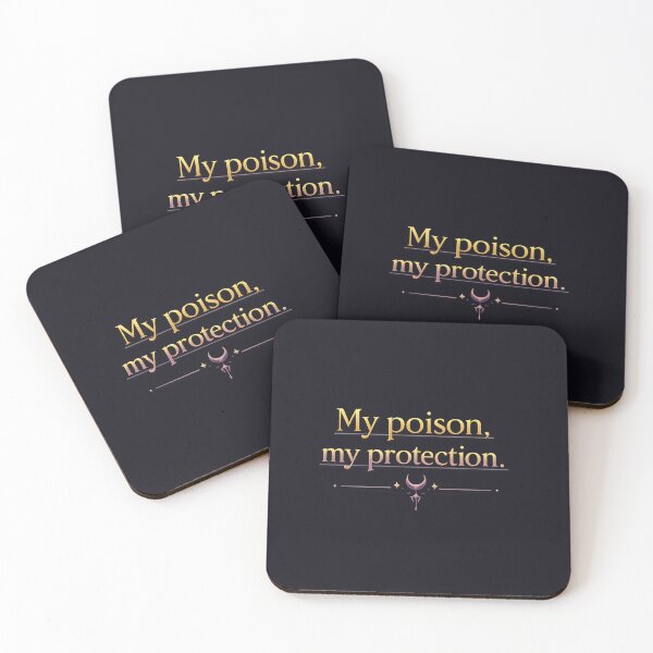 Item preview, My Poison My Protection designed and sold by MaxDreamsArt.