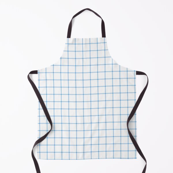 Item preview, White And Sky Blue Mini Gingham Pattern designed and sold by pattern-archive.
