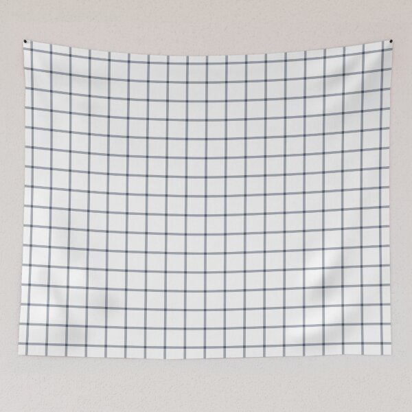 Item preview, White And Slate Mini Gingham Pattern designed and sold by pattern-archive.