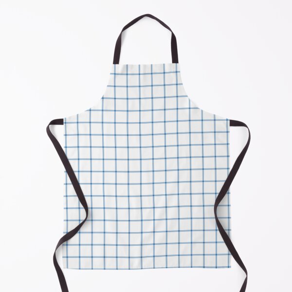 Item preview, White And Steel Blue Mini Gingham Pattern designed and sold by pattern-archive.