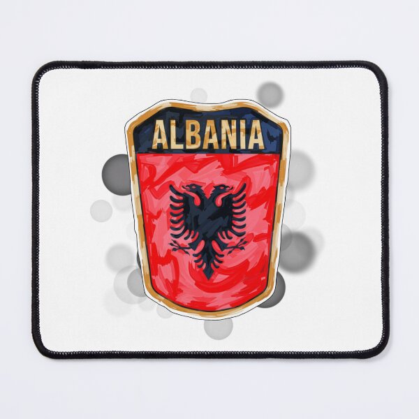 Item preview, Albania Postage Stamp with National Eagle Symbol Design designed and sold by iamKRUK.