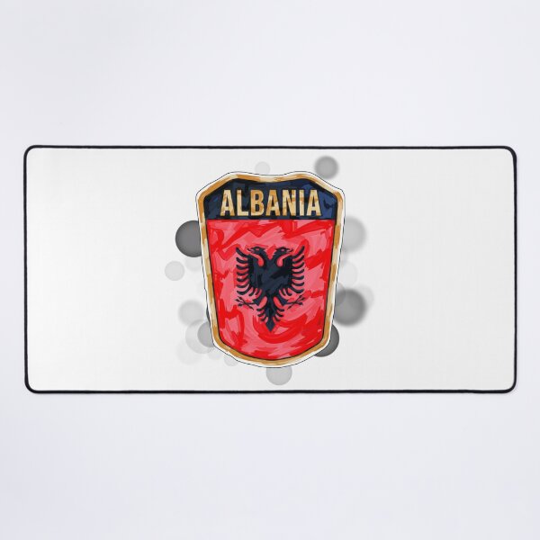 Item preview, Albania Postage Stamp with National Eagle Symbol Design designed and sold by iamKRUK.