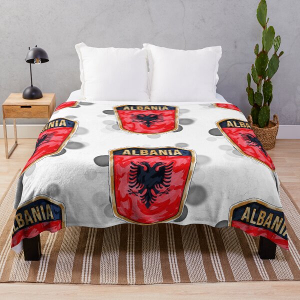 Item preview, Albania Postage Stamp with National Eagle Symbol Design designed and sold by iamKRUK.