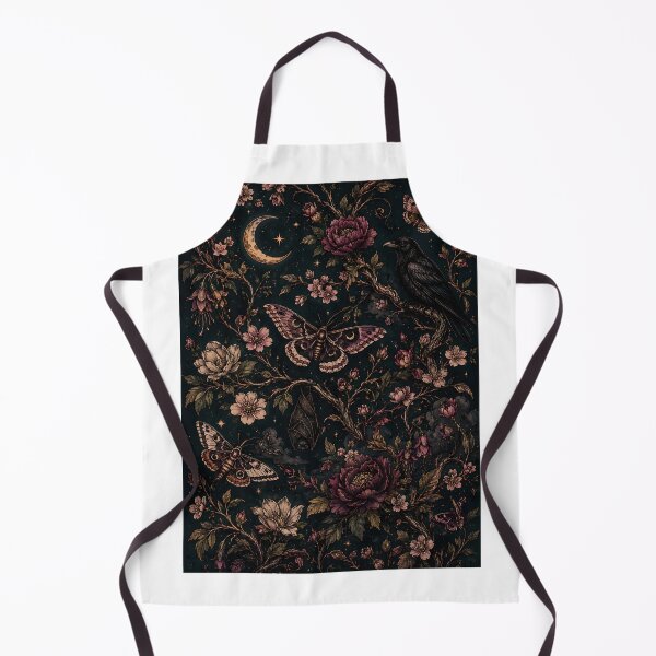 Item preview, Midnight Blossom Moth Garden designed and sold by Jaideep Walia.