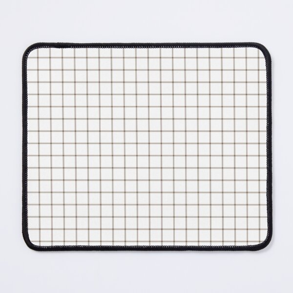 Item preview, White And Taupe Mini Gingham Pattern designed and sold by pattern-archive.