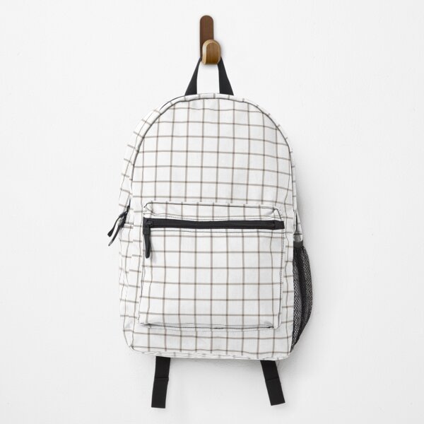 Item preview, White And Taupe Mini Gingham Pattern designed and sold by pattern-archive.