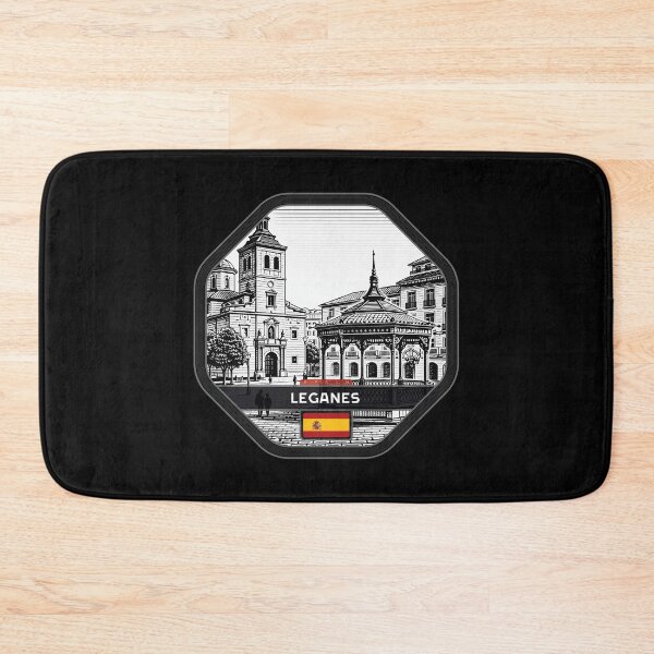 Item preview, Leganes Spain Linocut Style  designed and sold by Thistle-TShop.