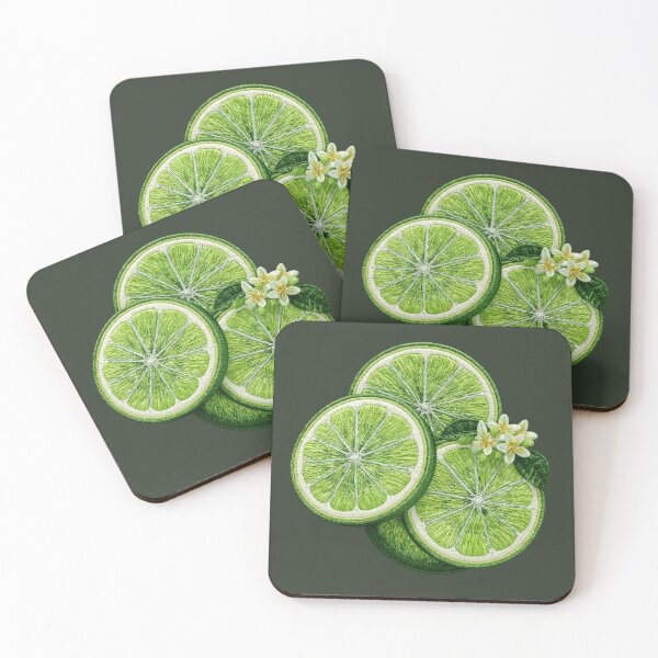 Item preview, Embroidered Lime Citrus Patch Art designed and sold by MegaNovaArt.