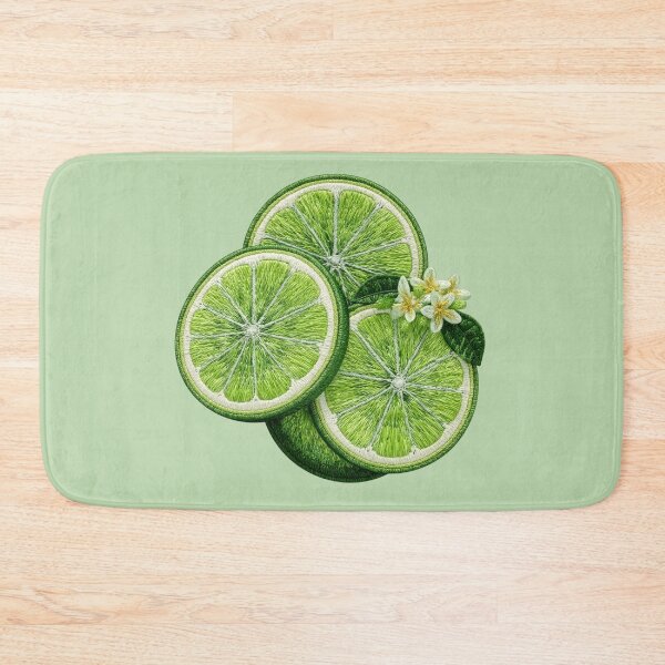Item preview, Embroidered Lime Citrus Patch Art designed and sold by MegaNovaArt.