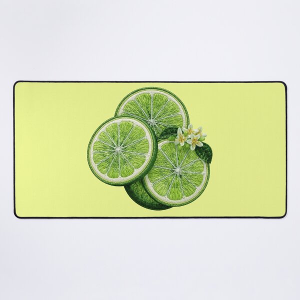 Item preview, Embroidered Lime Citrus Patch Art designed and sold by MegaNovaArt.