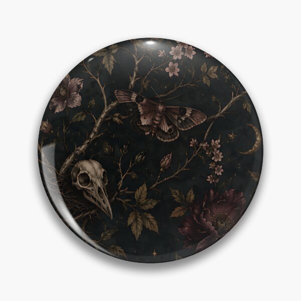 Item preview, Midnight Blossom Moth Garden  designed and sold by Jaideep Walia.