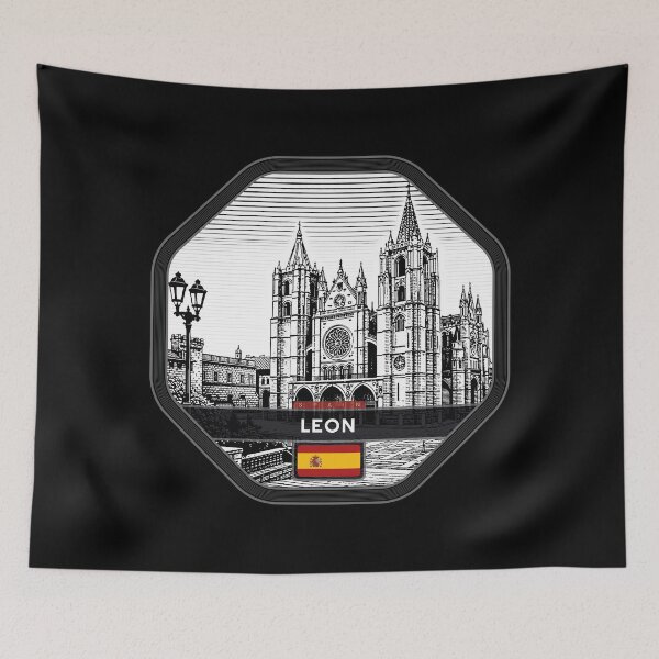 Item preview, Leon Spain Linocut Style  designed and sold by Thistle-TShop.