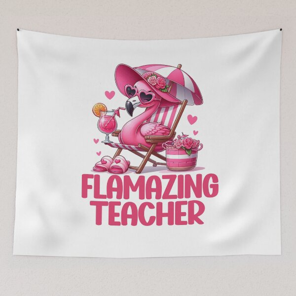 Item preview, Flamazing Teacher Flamingo designed and sold by Meliafroggy.