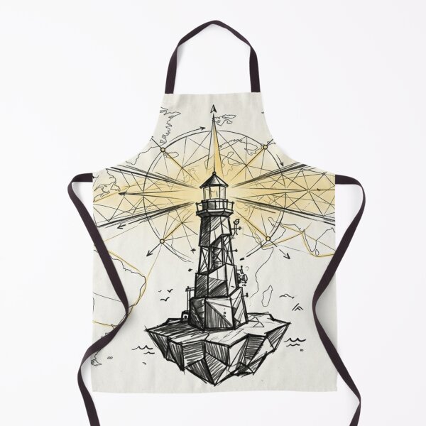 Item preview, The Global Lighthouse: Navigation and Connection Map designed and sold by InnerwayStudio.