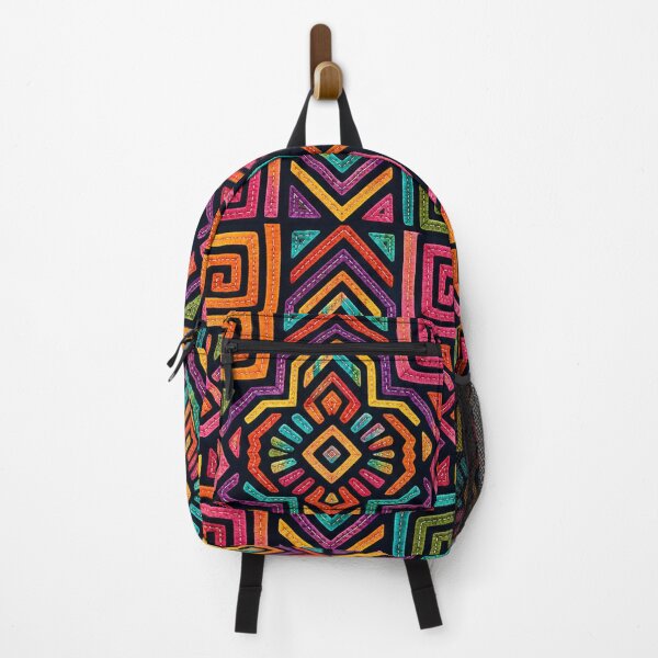Item preview, Panama Kuna Mola Geometric Pattern designed and sold by Myra365Art.