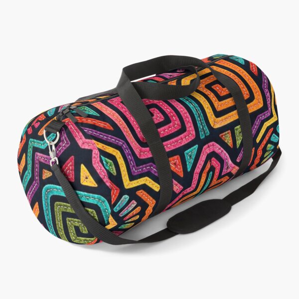 Item preview, Panama Kuna Mola Geometric Pattern designed and sold by Myra365Art.