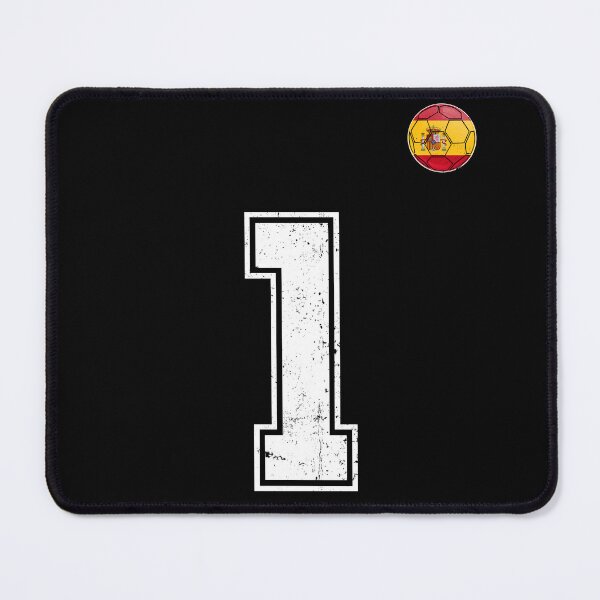 Item preview, Spain Soccer Number 1 Vintage Sports Fan designed and sold by KristenosNehk.