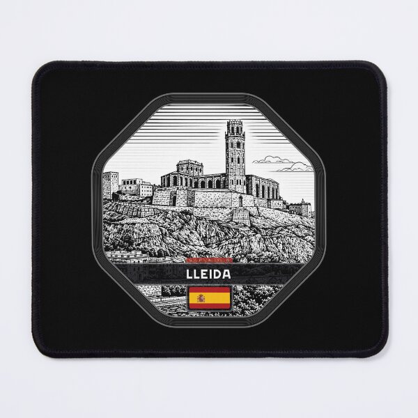 Item preview, Lleida Spain Linocut Style designed and sold by Thistle-TShop.