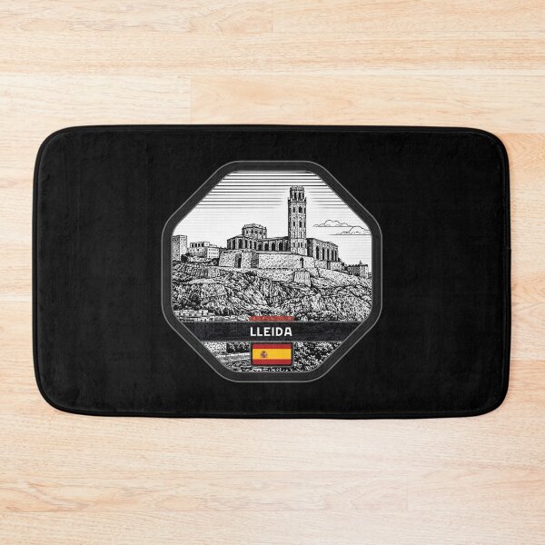 Item preview, Lleida Spain Linocut Style  designed and sold by Thistle-TShop.