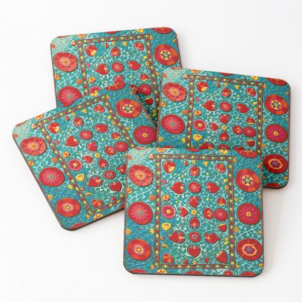 Item preview, Bokhara Suzani Uzbekistan Embroidery designed and sold by Vicky Brago-Mitchell®.