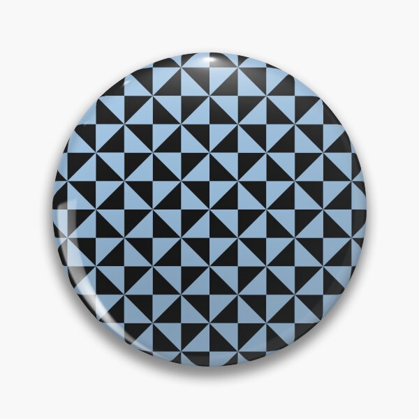 Item preview, Black And Baby Blue Pinwheel Pattern designed and sold by pattern-archive.