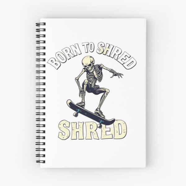 Item preview, Born to Shred Skeleton Skate designed and sold by KAVRAO.
