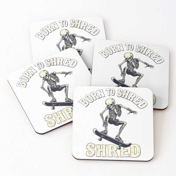 Item preview, Born to Shred Skeleton Skate designed and sold by KAVRAO.