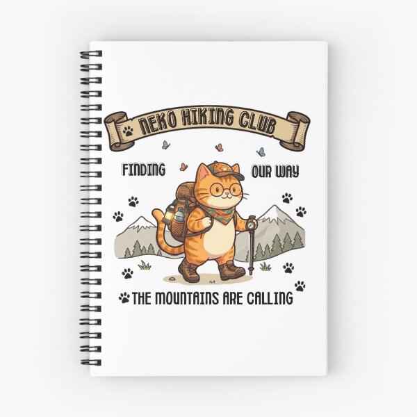 Item preview, Neko Hiking Club - Mountain Trails Edition Cat Outdoor Adventure designed and sold by tnwbank.