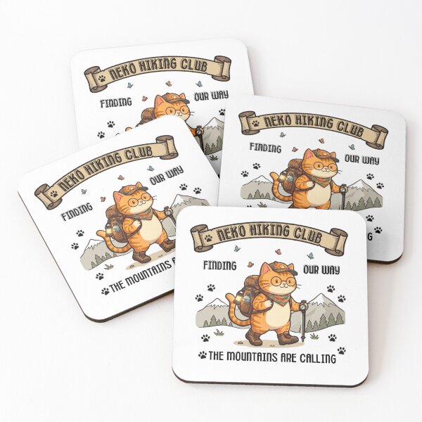 Item preview, Neko Hiking Club - Mountain Trails Edition Cat Outdoor Adventure designed and sold by tnwbank.