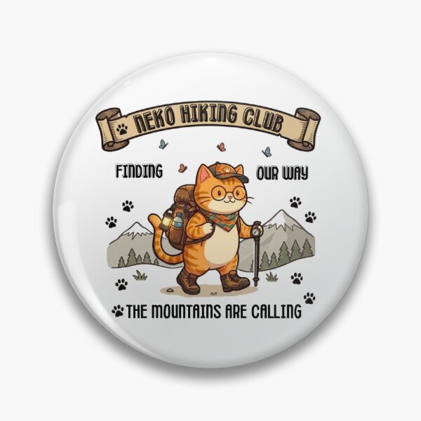 Item preview, Neko Hiking Club - Mountain Trails Edition Cat Outdoor Adventure designed and sold by tnwbank.